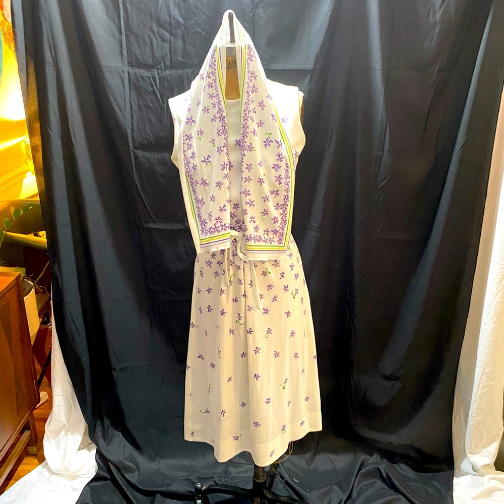 Serbia by Muriel Ryan dress with scarf